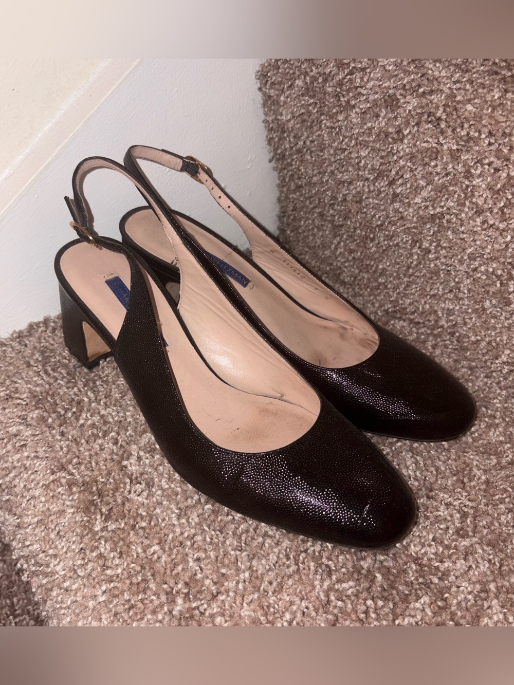 Stuart Weitzman block heels